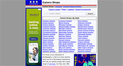 Desktop Screenshot of camerashops.us